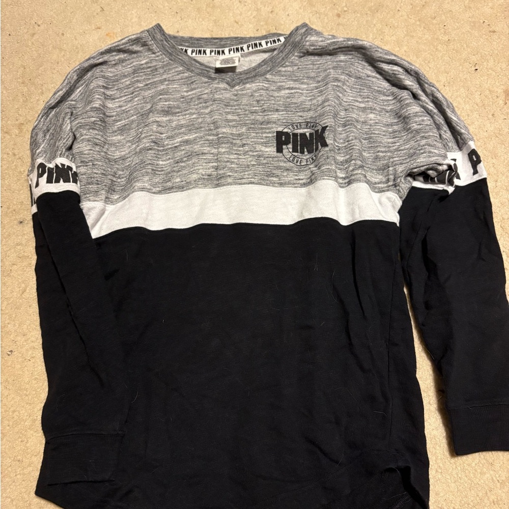 Victoria's Secret PINK Heathered Gray Top